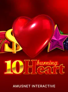 Portada de la tragamonedas 10 Burning Heart