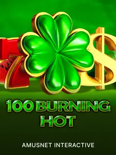 Portada de la tragamonedas 100 Burning Hot