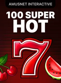 Portada de la tragamonedas 100 Super Hot