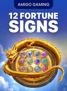 Portada de la tragamonedas 12 Fortune Signs