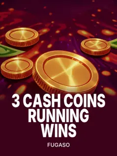 Portada de la tragamonedas 3 Cash Coins RUNNING WINS