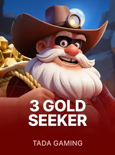 Portada de la tragamonedas 3 Gold Seeker