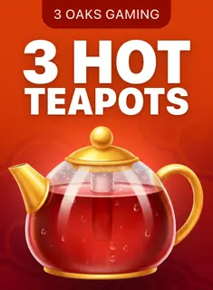 Portada de la tragamonedas 3 Hot Teapots