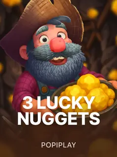 Portada de la tragamonedas 3 Lucky Nuggets