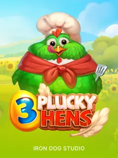 Portada de la tragamonedas 3 Plucky Hens