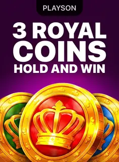 Portada de la tragamonedas 3 Royal Coins: Hold and Win