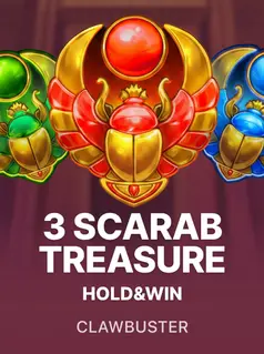 Portada de la tragamonedas 3 Scarab Treasure: Hold&Win
