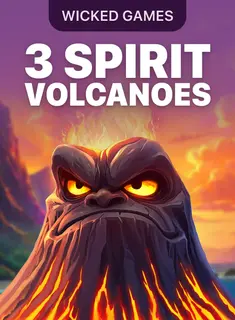 Portada de la tragamonedas 3 Spirit Volcanoes