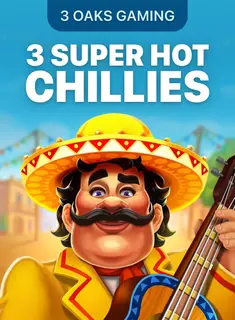 Portada de la tragamonedas 3 Super Hot Chillies