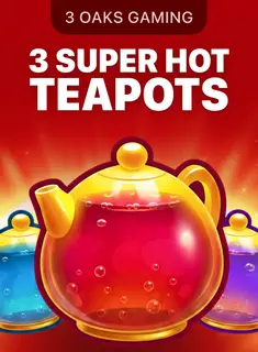 Portada de la tragamonedas 3 Super Hot Teapots