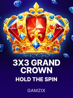 Portada de la tragamonedas 3x3 Grand Crown: Hold the Spin