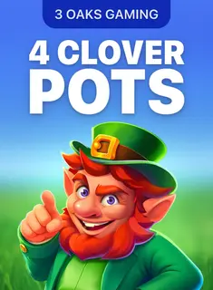 Portada de la tragamonedas 4 Clover Pots