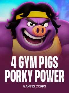 Portada de la tragamonedas 4 Gym Pigs - Porky Power