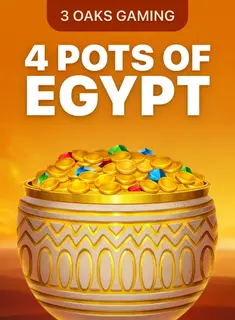 Portada de la tragamonedas 4 Pots of Egypt