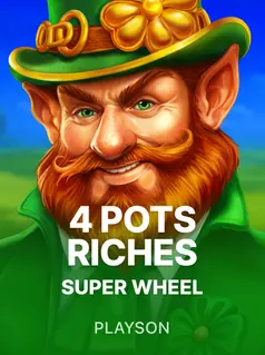Portada de la tragamonedas 4 Pots Riches: Super Wheel