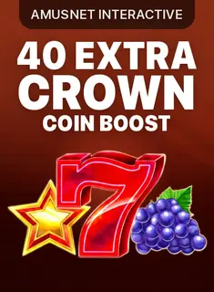 Portada de la tragamonedas 40 Extra Crown Coin Boost