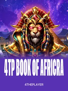Portada de la tragamonedas 4TP Book of AfricRa