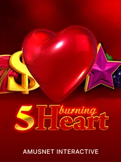 Portada de la tragamonedas 5 Burning Heart