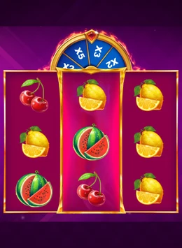 9 Hot Fruits Stick and Spin 3x3