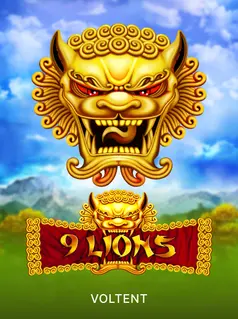 Portada de la tragamonedas 9 Lions