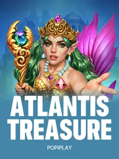 Portada de la tragamonedas Atlantis Treasure