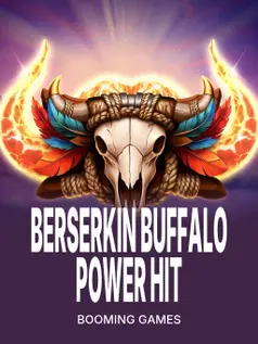 Portada de la tragamonedas Berserkin' Buffalo Power Hit