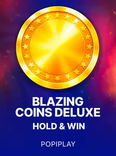 Portada de la tragamonedas Blazing Coins Deluxe: Hold & Win