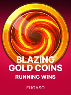Portada de la tragamonedas Blazing Gold Coins RUNNING WINS