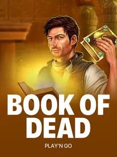Portada de la tragamonedas Book of Dead
