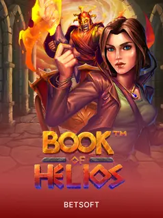 Portada de la tragamonedas Book of Helios