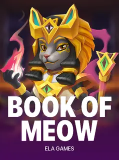 Portada de la tragamonedas Book of Meow