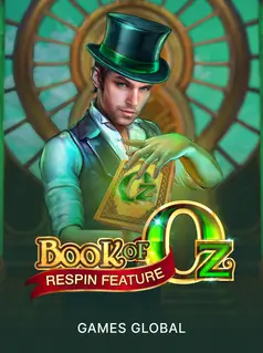 Portada de la tragamonedas Book of Oz