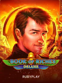 Portada de la tragamonedas Book Of Riches Deluxe