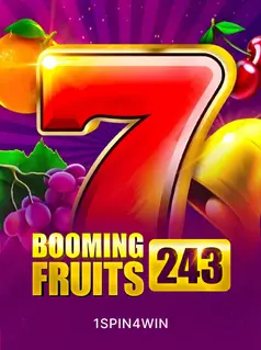 Portada de la tragamonedas Booming Fruits 243