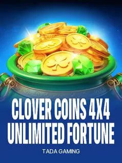 Portada de la tragamonedas Clover Coins 4x4 Unlimited Fortune