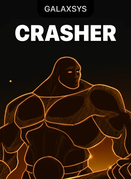 Crasher game cover from 1win