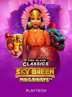 Portada de la tragamonedas Fire Blaze: Sky Queen Megaways