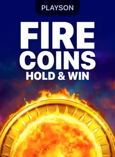 Portada de la tragamonedas Fire Coins: Hold and Win