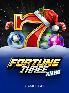 Portada de la tragamonedas Fortune Three XMAS