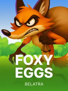 Portada de la tragamonedas Foxy Eggs