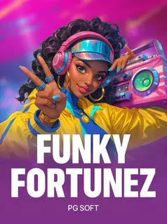 Portada de la tragamonedas Funky Fortunez