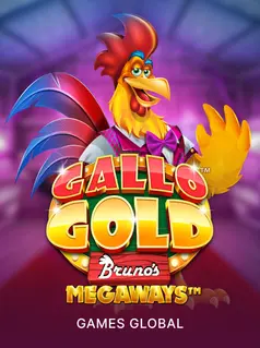 Portada de la tragamonedas Gallo Gold Bruno's Megaways