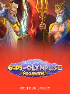Portada de la tragamonedas Gods of Olympus III Megaways