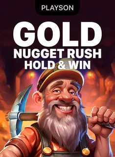 Portada de la tragamonedas Gold Nugget Rush - Hold & Win™