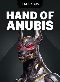 Portada de la tragamonedas Hand of Anubis