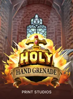 Portada de la tragamonedas Holy Hand Grenade
