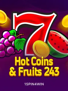 Portada de la tragamonedas Hot Coins & Fruits 243