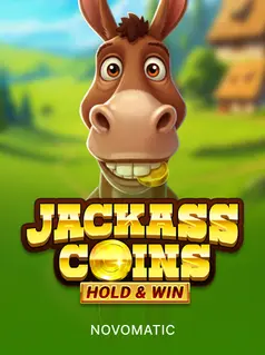 Portada de la tragamonedas Jackass Coins Hold & Win Buy Bonus