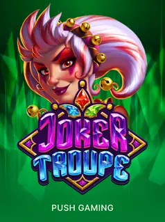 Portada de la tragamonedas Joker Troupe