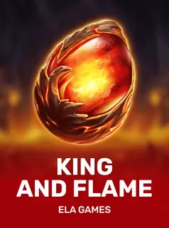 Portada de la tragamonedas King and Flame